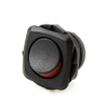 OptiFuse R13-135-A2-02, Round Rocker Switch, Square Face Plate, 16A, On-Off, SPST, Red Marking -- 47693 - Image