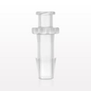 Female Luer Lock to Barb Connector, Natural - 61741 - Qosina Corp.