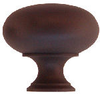 Solid Brass Round Cabinet Knob, 1 Inch, Oil R.. - 817084 - HardwareSource, Inc.