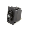 Carling Technologies V6D1D66B-00000-000 2-Light, SPDT, On-Off-On, 12VDC/20A Rocker Switch -- 44306 - Image