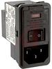 Power Entry Module; 6A; 250 VAC (Max.);General Purpose; 50/60 Hz - 70185698 - Allied Electronics, Inc.