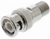 Bnc Male To F Type Female - Brass; Convert From Coax Type Multicomp Pro - 43W7516 - Newark, An Avnet Company