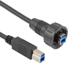 Usb Cable, 3.0 B Plug-B Plug, 29.5; Connector To Connector L-Com - 84AH1962 - Newark, An Avnet Company
