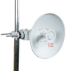 4.9 GHz to 6.4 GHz, 1-Foot Parabolic Dish Antenna with Ubiquiti®: PS-5AC, IS-5AC, IS-M5 Quick-Connect Adapter -- ProLine KP-5PDUIS5-1 - Image
