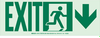 Glow-In-The Dark Safety Guidance Aluminum Sign - NYC Approved - 81792 - Brady Corporation
