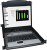 NetDirector 16-Port 1U Rack-Mount Console KVM Switch with 19-in. LCD + 8 PS2/USB Combo Cables - B020-U16-19-K - Tripp Lite by Eaton