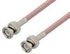 BNC Male to BNC Male Cable 50 CM Length Using RG303 Coax - PE3W00393-50CM - Pasternack