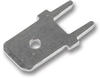 Pcb Terminal, 6.35Mm X 0.81Mm, Brass; Tab Size Metric Amp Te Connectivity - 71Y9799 - Newark, An Avnet Company