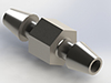 Miniature Stainless Steel Fittings - Barb Couplings - BC-2-2-SS - O'Keefe Controls Co.