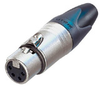 Neutrik NC4FXX 4-Pole Female XLR Cable End Connector Nickel/ - NEUNC4FXX - HAVE, Inc.