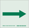 Brady Bradyglo B-324 Polyester Square Green IMO Evacuation Sign - 6 in Width x 6 in Height - Glow in the Dark - 80903 - 754476-80903 - R. S. Hughes Company, Inc.