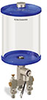 Blue Color Key, Clear View Multiple Feed Electro Lubricator, 1/2 gal Pyrex Reservoir, 2 Feeds, 1/4” OD Tube Outlets, 120V/60Hz - B5162-064PB0212061BW - Oil-Rite Corp.