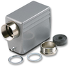 Connector Backshell, Hood With Cable Gland, Epic Ha Series Rectangular Connector, Ha10, 90 Rohs Compliant -- 98K5166
