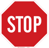 Brady B-120 Fiberglass Reinforced Polyester Octagon Red Stop Signs, Traffic Control Signs & Banners Sign - 18 in Width x 18 in Height - TEXT: STOP - 75205 - 754476-75205 - R. S. Hughes Company, Inc.