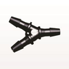 Y Connector, Barbed, Black - HY431 - Qosina Corp.