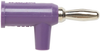 Conn, Banana, Plug, 15A, Screw, Violet; Gender Pomona - 07AH5024 - Newark, An Avnet Company