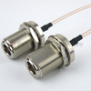 N Female Bulkhead to N Female Bulkhead Cable RG-316 Coax in 36 Inch and RoHS - FMC1111315LF-36 - Fairview Microwave Inc.