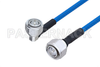 Plenum 4.3-10 Male Right Angle to 4.3-10 Male Low PIM Cable 60 Inch Length Using SPP-250-LLPL Coax , LF Solder - PE3C4147-60 - Pasternack