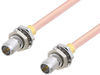 Slide-On BMA Plug Bulkhead to Slide-On BMA Plug Bulkhead Cable 6 Inch Length Using RG405 Coax - PE3C4872-6 - Pasternack