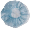 Ansell 67-221 Blue Polyethylene Bouffant Cap - 21 in Stretched Diameter - 076490-50514 - 076490-50514 - R. S. Hughes Company, Inc.