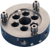 Round Quick-changer Ø 50 mm, 6 Air Inlets, Gripper Side