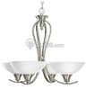 Four-Light Chandelier Fixture - P4065-09 - bulbs.com