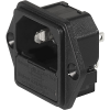 IEC Appliance Inlet C14 with Fuseholder 1-pole, unwired -- 6205 - Image