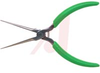 6 IN. LONG NEEDLE NOSE PLIERS, SMOOTH JAWS, GREEN CUSHION GRIPS - 70222685 - Allied Electronics, Inc.