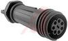 Cable Connector, In-Line; 7; Socket; 6 to 8 mm Dia; In-Line Flex; Screw; 32 A - 70099270 - Allied Electronics, Inc.