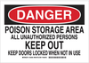 Chemical & Hazardous Material Sign - 126371 - Brady Corporation