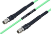 Temperature Conditioned SMA Male to SMA Male Low Loss Cable 100 cm Length Using PE-P160LL Coax - PE3M0180-100CM - Pasternack