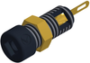 Conn, Banana, Socket, 6A, Solder, Blk; Gender Hirschmann Test And Measurement - 71AC1602 - Newark, An Avnet Company