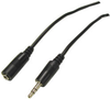 12' 3.5mm Stereo Plug to 3.5mm Stereo Jack Extension Cable - 88-268 - Computer Network Accessories, Inc.