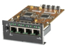 4-Port Twisted Pair Module for Modular Fiber Switches, 10-/100-Mbps RJ-45 - LE1425C - Visual Sound, Inc.