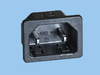 IEC 60320 C18 Snap-In Inlet; 1.5mm panel thickness - 83030350 - Interpower