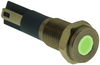 Panel Indicator, 8.2Mm, Green; Led Color E-Switch - 84Y2597 - Newark, An Avnet Company