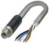 Sensor Cord, M12 Plug, Free End, 5M Rohs Compliant Phoenix Contact - 14AJ3057 - Newark, An Avnet Company