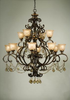 Large Chandeliers-Glass Shade - 8389 - Light Center (The)