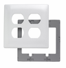 Two Gang Duplex Receptacle Screwless Wall Plate - SWP82W - Legrand