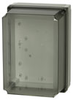 Enclosure, Smoked Transparent Cover - MNX UL PC 200/100 HT - Fibox Enclosures