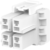 Plug Housing, 4Pos, Pa 6.6 Gf, Natural; Product Range Amp Te Connectivity - 97X1928 - Newark, An Avnet Company