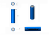 Li-ion Battery -- TP-14500-3.7V900mAh - Image