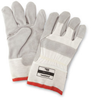 Honeywell Guarddog Gray/White/Yellow Split Canvas/Leather Cut-Resistant Gloves - ANSI 3 Cut Resistance - Uncoated - 801462-071030 - 801462-071030 - R. S. Hughes Company, Inc.