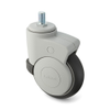 DUAL BRAKE CASTER WITHOUT BRAKE (THREADED BOLT TYPE) - MX-125N16 - MX-125N16 - Sugatsune America, Inc.
