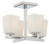 1542-77 4 Light Semi Flush - 1542-77 - Minka Group