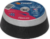 Weiler TIGER Aluminum Oxide Cup Rock - Type 11 - Flaring Cup - 6 in Diameter - 5/8-11 Center Hole - Thickness 2 in - 57403 - 012382-57403 - R. S. Hughes Company, Inc.