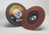 3M Cubitron II 967A Type 27 Coated Ceramic Aluminum Oxide Flap Disc - 40 Grit - 7 in Diameter - 55608 -- 051141-55608 - Image