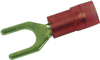 Terminal, Spade/fork, #10, Crimp, Red; Product Range Multicomp Pro - 34P2362 - Newark, An Avnet Company