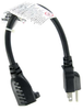 1ft 16 AWG Outlet Saver Power Extension Cord (NEMA 5-15R to NEMA 5-15P) -- P7PE-01 - Image