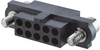24+24 Pos. Female DIL Cable Housing, Jackscrews - M80-4144898 - Harwin Plc